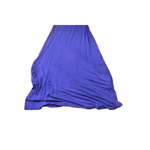 Sleeveless Blue High Neck Dress - Picture 5 of 7